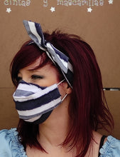 Cargar imagen en el visor de la galería, Conjunto Diadema y Mascarilla 3D reutilizable