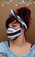 Cargar imagen en el visor de la galería, Conjunto Diadema y Mascarilla 3D reutilizable