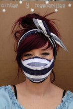 Cargar imagen en el visor de la galería, Conjunto Diadema y Mascarilla 3D reutilizable
