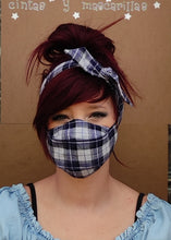 Cargar imagen en el visor de la galería, Conjunto Diadema y Mascarilla 3D reutilizable
