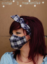 Cargar imagen en el visor de la galería, Conjunto Diadema y Mascarilla 3D reutilizable