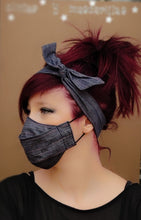 Cargar imagen en el visor de la galería, Conjunto Diadema y Mascarilla 3D reutilizable