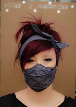 Cargar imagen en el visor de la galería, Conjunto Diadema y Mascarilla 3D reutilizable