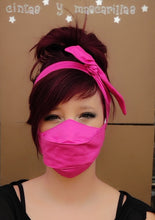 Cargar imagen en el visor de la galería, Conjunto Diadema y Mascarilla 3D reutilizable