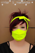 Cargar imagen en el visor de la galería, Conjunto de Diadema y Mascarilla 3D reutilizable