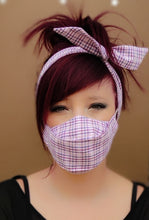 Cargar imagen en el visor de la galería, Conjunto Diadema y Mascarilla 3D reutilizable hecho a mano
