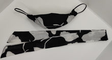 Cargar imagen en el visor de la galería, Conjunto de diadema y mascarilla reutilizable hecho a mano.