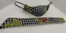 Cargar imagen en el visor de la galería, Conjunto de diadema y mascarilla reutilizable hecho a mano.
